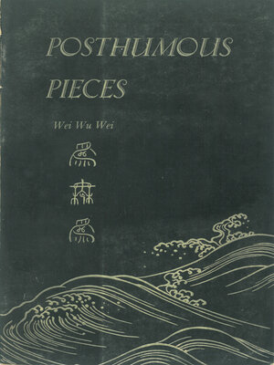 cover image of Posthumous Pieces
